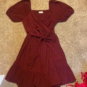 Altar’d State Burgundy Dress